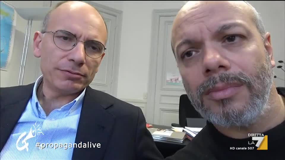 enrico letta e zoro