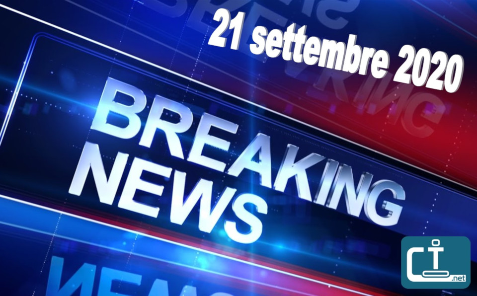 breaking news subbuteo 21 settembre 2020