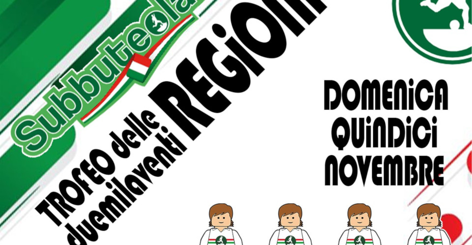 Copertina Trofeo delle Regioni di subbuteo tradizionale