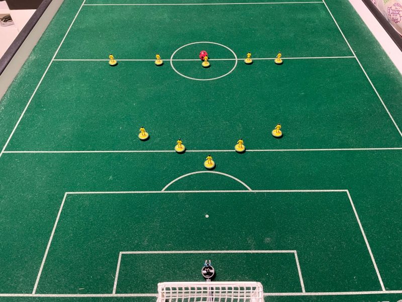 tattica subbuteo calciotavolo