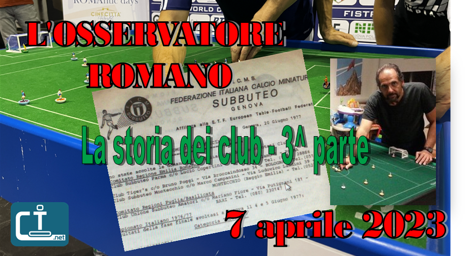 Storia del subbuteo calciotavolo