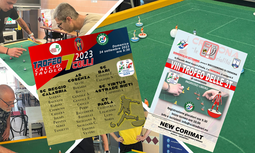 Regionali subbuteo cremona e cosenza