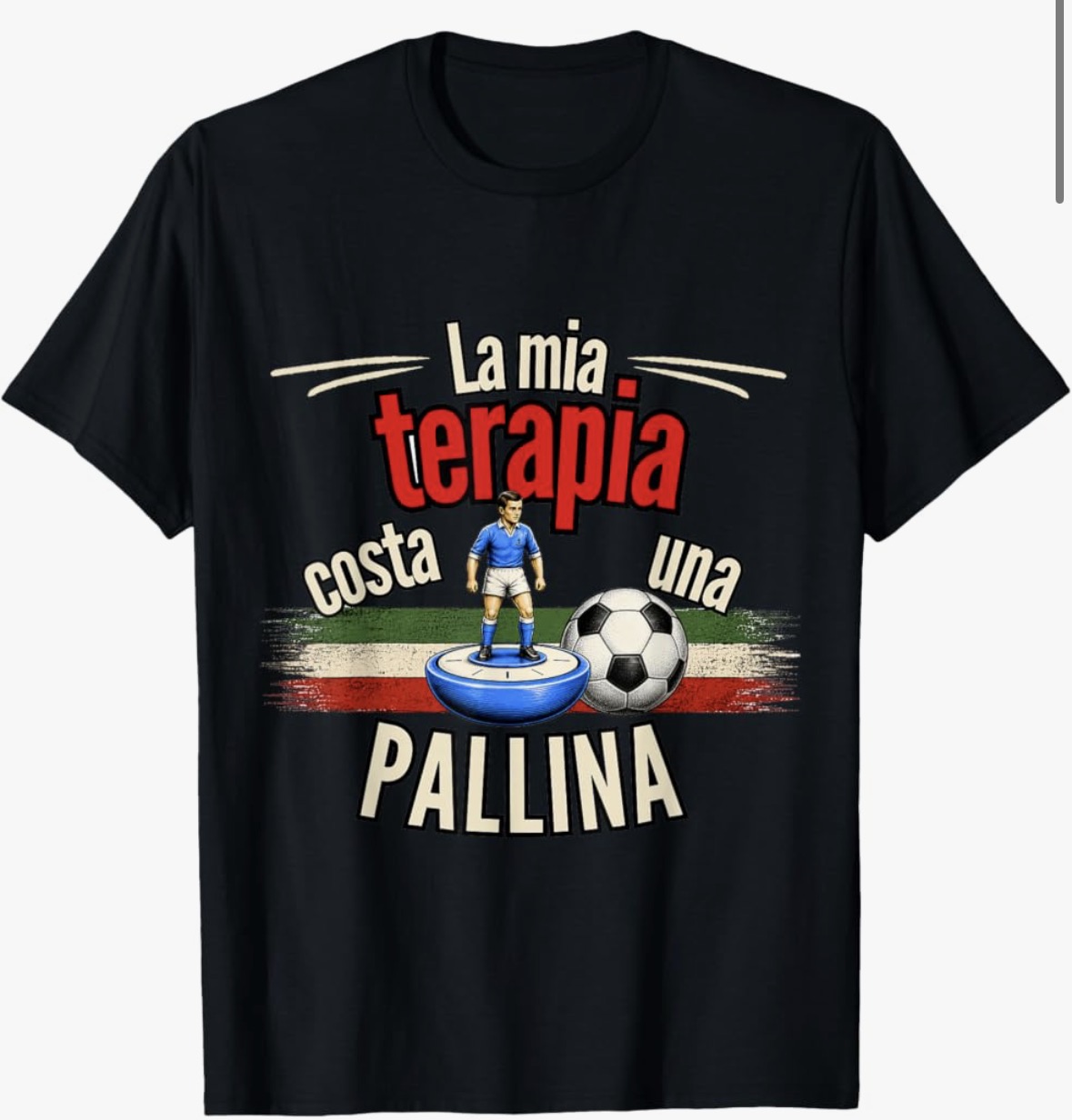 T-shirt La mia terapia costa una pallina